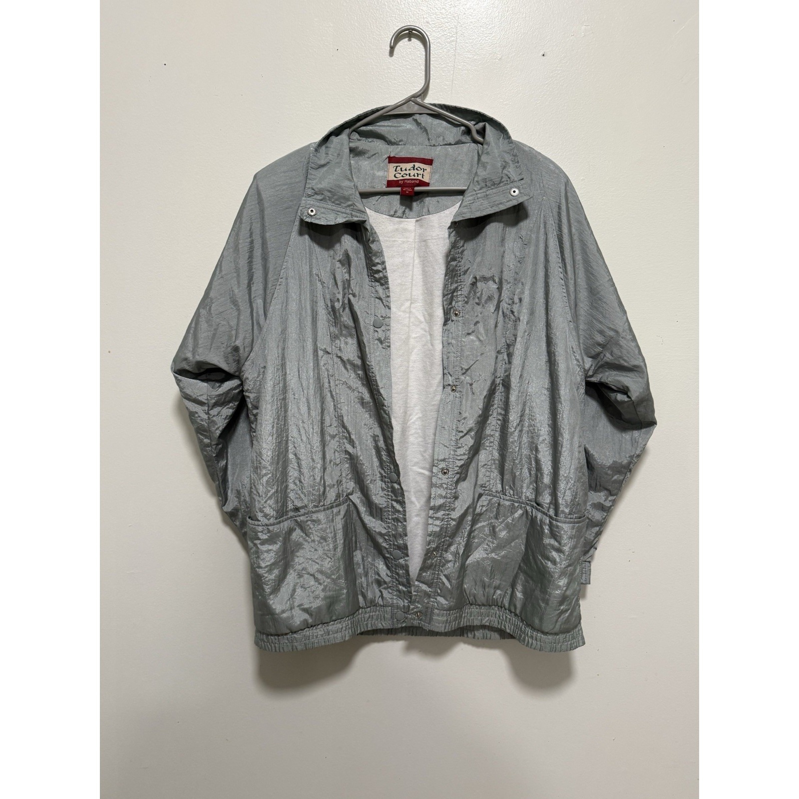 Vintage Tudor Court By Habband Womens Windbreaker Jacket Size Medium
